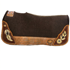 Couverture de selle en feutre de laine 2026 pour chevaux, confort optimal, équipement équestre, tapis en cuir pour dressage et saut d'obstacles - Product Image 1