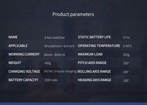 Amazon Bán Chạy CYKE H4 Gimbal Điện Thoại Di Động 3 Trục Ổn Định Độ Dài Tiêu Cự Chuyên Nghiệp Theo Dõi Khuôn Mặt VLOG Selfie F6 - Product Image 5