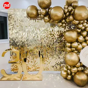 Gold Mirror Acrylic Marquee Number Birthday Anniversary Party Decoration Wedding 1 18 21 50 60 Jumbo 30 40th Giant Display Stand
