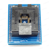 Adaptateur de prise QFP44 pour circuit intégré Atmega QFP44-DIP44, programmeur RT809H XELTEK