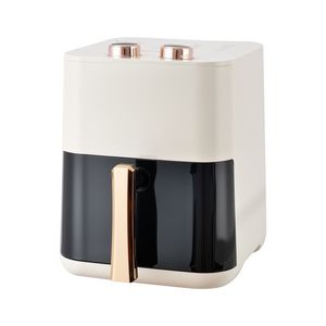 Air Fryer 4.5L Electric Ceramic Coating Dual Knob Square Design Kitchen Appliance - Product Image 2