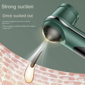 New Hot Selling Multifunction 3 in 1 with Wash Brush Face <b>Massage</b> Electric Pore Cleaner Vacuum Blackhead Remover for Young Lady - Product Image 5