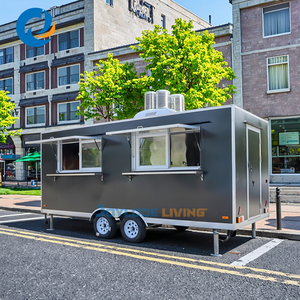 Camion de nourriture de boulangerie de crème glacée chariot de nourriture multifonctionnel électrique disponible camions de nourriture de café personnalisables - Product Image 1