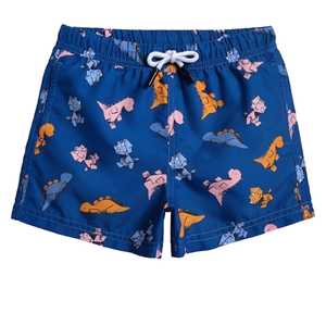 Shorts de Baño Personalizados para Niños, 100% Poliéster, Secado Rápido, con Cordón, Shorts de Playa para Niños, Logotipo Personalizado - Product Image 1
