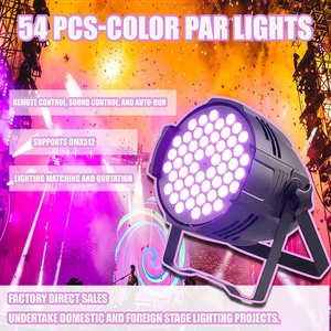 Baiqi Dmx512 Trong Nhà Pro Sân Khấu 54*3W Rgbw Màu Duy Nhất LED Ánh Sáng Par Ánh Sáng 3W Par Ánh Sáng Cho Đám Cưới Lễ Hội Giáng Sinh Trang Trí - Product Image 3