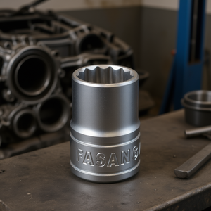 FASANO <b>Socket</b> Wrench 624 C7 <b>12</b> <b>Point</b> Chrome Vanadium Steel Automotive Repair Tool - Product Image 3