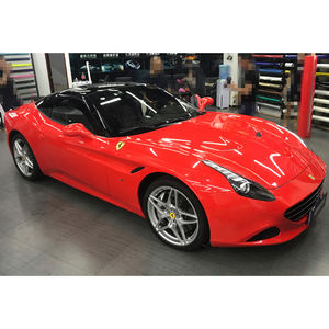 ملصقات سيارة من الفينيل, ملصقات 1.52*18 م باللون الأحمر المتوهج للغاية بتصميم معدني للسيارات - Product Image 1