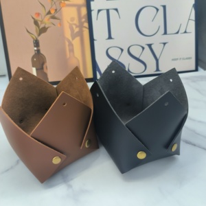 पु चमड़े के न्यूनतम प्लांटर डेक इनडोर हैंगर लेदर प्लांट हैंगर चमड़े का पौधा - Product Image 6