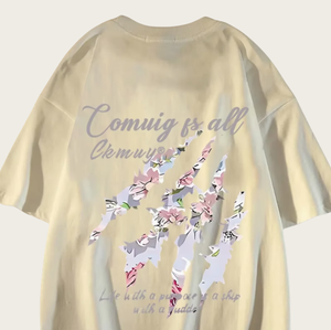 Camiseta extragrande de 220gsm y 100% algodón con lavado ácido, ropa de calle Vintage, manga corta, cuello redondo, estampado DTG, logotipo personalizado - Product Image 5