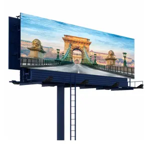 YAKE P6 P8 P10 LED Panel Digital Billboard Fixed Street Full Color SMD Outdoor Video Wall Display Customized Led Screens Indoor