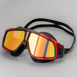Lunettes <span class=keywords><strong>de</strong></span> natation unisexes pour adultes, très vendues à l'international, avec verres PC HD anti-buée, monture large et tendance, fabriquées en Chine - Product Image 4