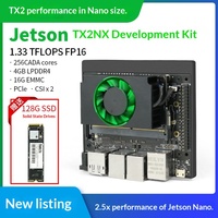 Kit de développement Chuanglebo Jetson TX2 NX pour l'intelligence artificielle (IA) et l'apprentissage profond, avec cœur embarqué pour système Linux Ubuntu