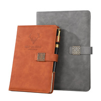 Cuaderno de Alta Gama Estilo Chino con Hebilla de Flor para Ventana, Venta al por Mayor, para Reuniones de Negocios, Diario Artístico Retro, Juego de Cuadernos