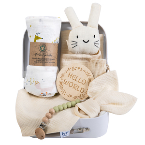 Regalos <span class=keywords><strong>para</strong></span> bebés Manta de seguridad <span class=keywords><strong>para</strong></span> bebés, regalo único <span class=keywords><strong>para</strong></span> recién <span class=keywords><strong>nacidos</strong></span> Baby Lovey Welcome - Product Image 1