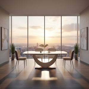 <span class=keywords><strong>Table</strong></span> <span class=keywords><strong>à</strong></span> <span class=keywords><strong>manger</strong></span> rectangulaire de luxe minimaliste en pierre frittée avec base en acier pour 6 <span class=keywords><strong>à</strong></span> 8 personnes, idéale pour cuisine et <span class=keywords><strong>salle</strong></span> <span class=keywords><strong>à</strong></span> <span class=keywords><strong>manger</strong></span> - Nouveauté 2026 - Product Image 6