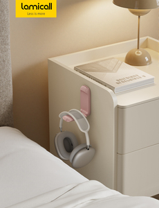 Support de casque Lamicall STDH01 en ABS durable, pliable, à fixer sous le bureau, gain de place pour studio et <span class=keywords><strong>musique</strong></span> - Product Image 5