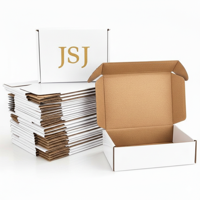 Corrugated Shipping Carton Box and Durable Mailing Paper Case for Custom Logo Clothing Biodegradable Kraft Mailer Box
