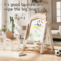 Tableau d'écriture et de dessin pour enfants à écran extra-large, tablette magnétique pour gribouillage et blocs de construction, tableau de gribouillage domestique, tableau de dessin interactif