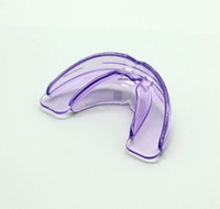 Trois étapes dents redressage appareil dentaire dents meulage alignement accolades dent orthodontique orthèse bouche garde ensemble de 3