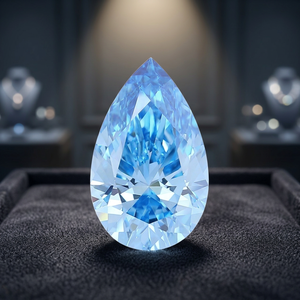 Diamante Azul Fantasía Cultivado en Laboratorio, Corte Pera, Piedra Suelta, Certificado IGI, 6.06 Quilates, Mejor Precio - Product Image 3