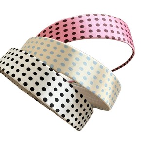 Diadema de satén con lunares vintage para verano, diseño minimalista francés, accesorios para el cabello versátiles para el día a día de las mujeres - Product Image 2