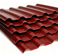 Lámina de Techo Trapezoidal de PVC ASA, Suministro Directo de Fábrica, Anti-Decoloración, Ligera, Teja de Techo Corrugada de UPVC
