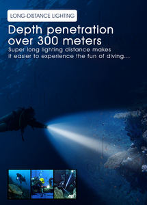 Hot bán chuyên nghiệp có thể sạc lại dưới nước đêm Dive searchlight phong cách mới dài-khoảng cách chiếu sáng công cụ <span class=keywords><strong>LED</strong></span> khẩn cấp - Product Image 3