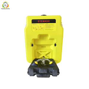 Stations de lavage oculaire d'urgence, premiers secours avec ABS polyéthylène, laboratoire, 14 gallons, 53 L, station de lavage oculaire portable murale - Product Image 4