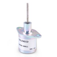 Válvula Solenoide de Paro Eléctrico del Motor E6820-60011 E6850-60012 Compatible con Tractores Kioti DK35 DK40 DK45 DK50 DK55 DS3510