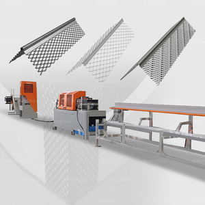 Machine de formage de profilés métalliques entièrement automatique 30-50m/min, multi-tailles 20*20-40*40mm, pour profilés d'angle et de finition, épaisseur 0.3-0.8mm, servo GI - Product Image 1