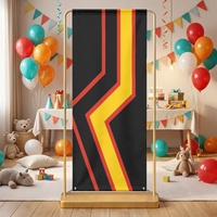 Toile de fond personnalisée en caoutchouc à motif arc-en-ciel gay, idéale pour la mise en scène de célébrations thématiques et la décoration de cérémonies d'événements spéciaux