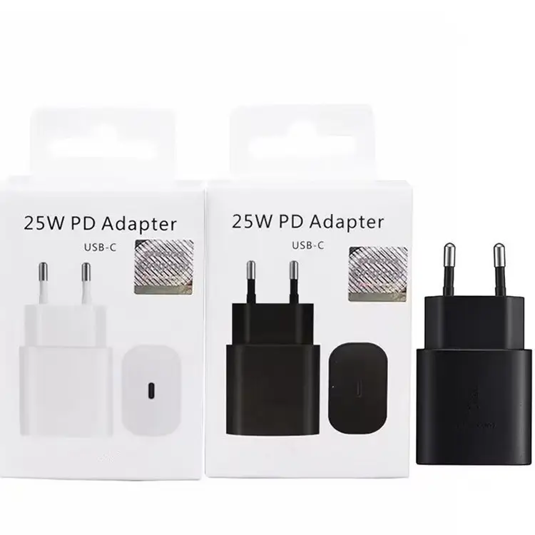 Meilleure qualité pour Samsung chargeur 25W chargeur Super rapide USB C adaptateur secteur pour Samsung Galaxy 10/Note 20/S20 S21 S22