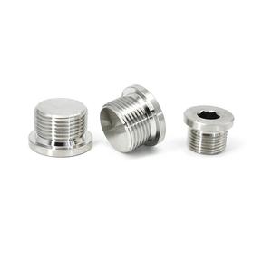 Tapones de tornillo <span class=keywords><strong>DIN</strong></span> <span class=keywords><strong>908</strong></span>, con collar y enchufe hexagonal, rosca cilíndrica de acero inoxidable 304, Perno de cabeza plana - Product Image 5