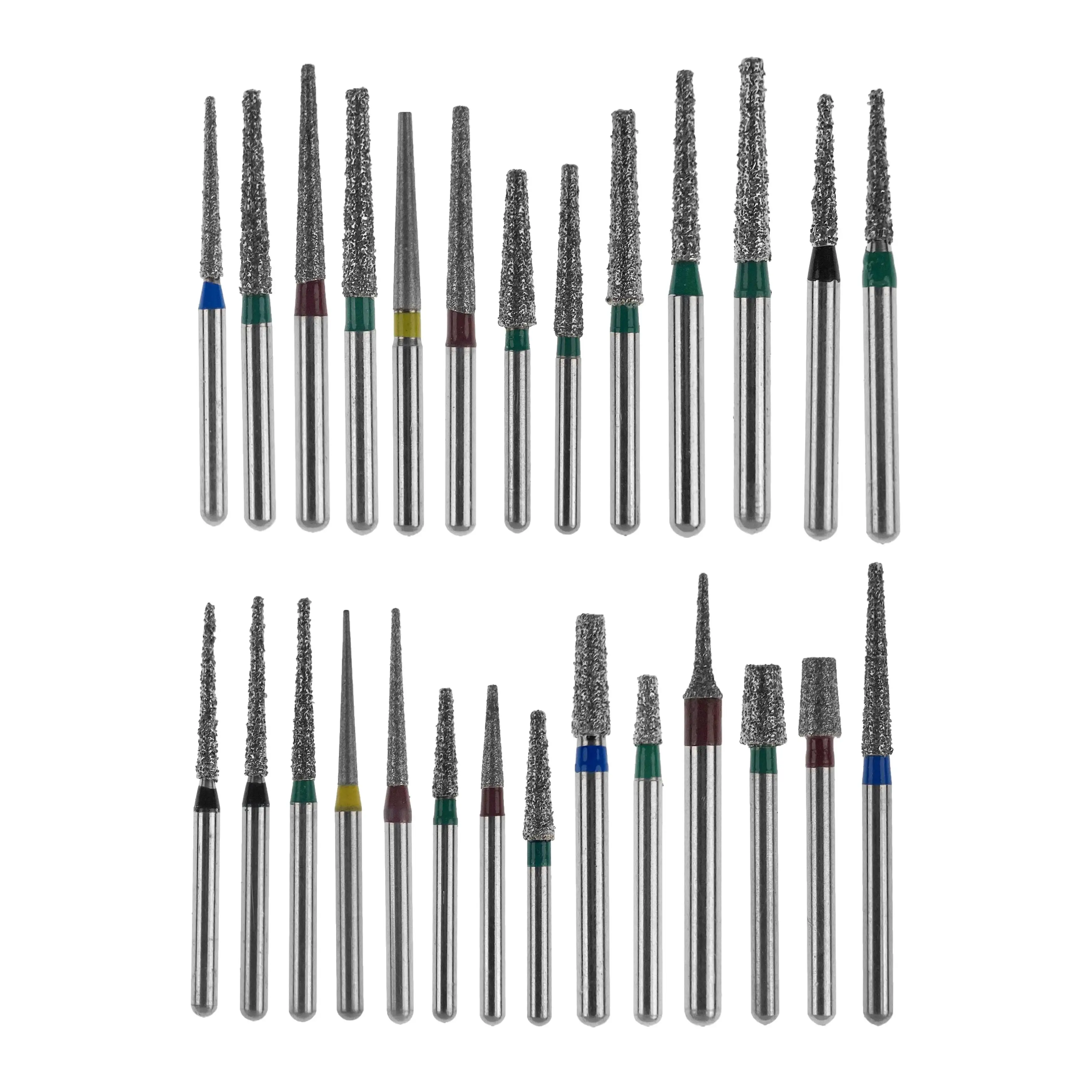 Zahn ärztliche Verbrauchs materialien für Hoch geschwindigkeit shand stücke FG Diamond Bur Zahn polierset Dental Diamond Burs