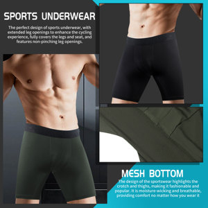 Troncos sexis <span class=keywords><strong>de</strong></span> tiro bajo para hombre, ropa interior con bolsa convexa en U elástica suave para ropa informal y fecha nocturna, diseños <span class=keywords><strong>de</strong></span> color sólido a <span class=keywords><strong>la</strong></span> moda - Product Image 4