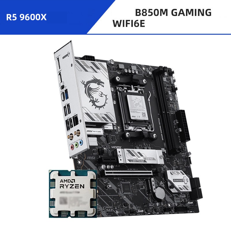 Ryzen 5 9600X + MSI B850M GAMING WIFI6E D5