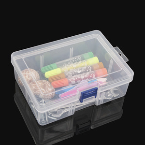 Có thể điều chỉnh ngăn <span class=keywords><strong>6</strong></span>-ngăn nhựa trong suốt hộp lưu trữ cho công cụ trường hợp tổ chức - Product Image 5