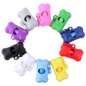Customized Logo Printed <strong>Promotional</strong> <strong>Pet</strong> Giveaway Gifts Dog Waste Bag Holder Bone Shaped Dog Poop Bag Dispensers with Logo