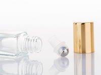 Flacon en verre, huile essentielle, fond carré épaisseur, 3ml, 5 unités, vente en gros