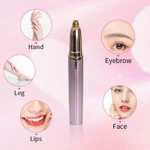 Tondeuse à sourcils électrique <span class=keywords><strong>Rasoir</strong></span> à sourcils <span class=keywords><strong>pour</strong></span> femmes Épilation automatique du visage Tondeuse à sourcils avec lumière LED - Product Image 3