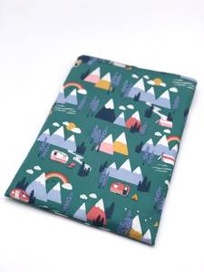 Venda quente lona forro bordado margaridas <span class=keywords><strong>kindle</strong></span> bolsa E livro protetor com bolso frontal - Product Image 4