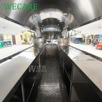 WECARE Chariot de rue personnalisé pour thé, café, churros, tacos, pizzas, kebabs, poulet rôti, remorques alimentaires entièrement équipées