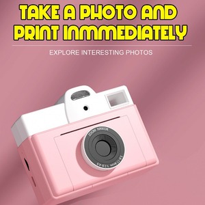 Tendance Nouveaux Enfants Appareil Photo Numérique Imprimante Thermique Instantanée Rétro HD Caméra pour Photographie Photo Impression Vidéo Enfants Caméras - Product Image 2