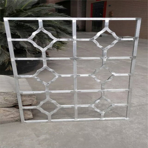 文化遺産のための伝統的な中国の窓グリル手で刻まれたアルミニウムカーテンウォール - Product Image 3