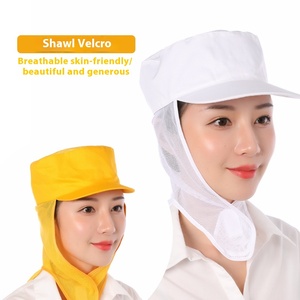 Gorro de Trabajo Casual de Malla Transpirable con Protección para el Cuello, Antipolvo, Sanitario, para Taller, Cocina, Laboratorio, Ciclismo y <span class=keywords><strong>Pesca</strong></span> - Product Image 6