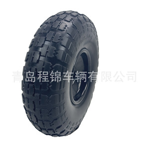 Neumático de remolque Qingdao Chengjin Vehicles de 10 pulgadas 4.10/3.50-4 para camión manual, cortacésped, carretilla y remolque de jardín - Product Image 5