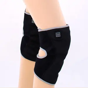 Electric Graphene Knee Sleeve Soft Hot Compress Knee Cap Pad Relieve Arthritis Pain Self Heated Knee Cap Massager With Heat