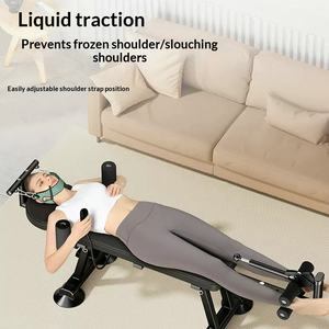 Mesa <span class=keywords><strong>de</strong></span> Inversión Eléctrica para Tracción Cervical y Lumbar, Alivio del Dolor <span class=keywords><strong>de</strong></span> Espalda, Equipo <span class=keywords><strong>de</strong></span> Fitness - Product Image 3