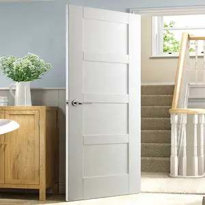 戴亚高品质现代室内复合木门设计最佳当代白色面板门