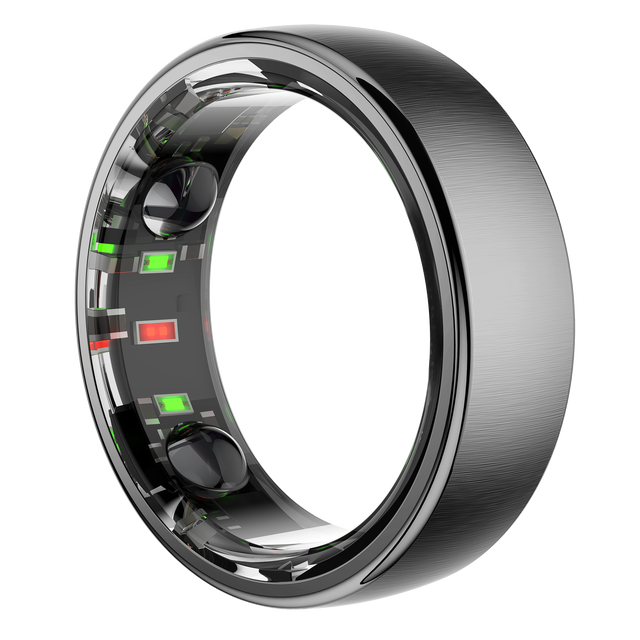 2026 New Titanium Alloy Smart Ring R20 Nordic Chip Lower Power High Performance 6-Axis Sensor App Qring for Men's and Women